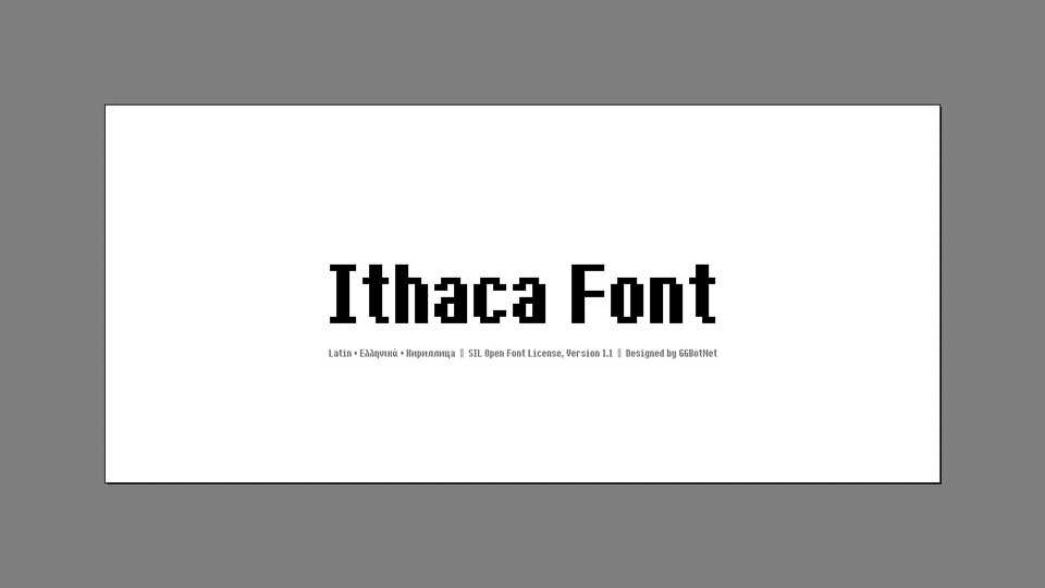 Ithaca Font › Fontesk