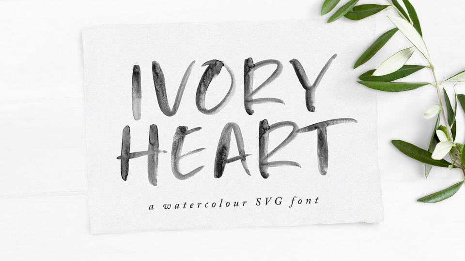 Ivory Heart Font › Fontesk