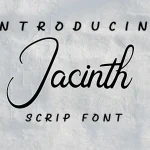 Jacinth Font