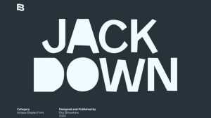 Jack Down Font › Fontesk