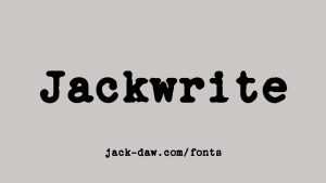 Jackwrite Font Family › Fontesk