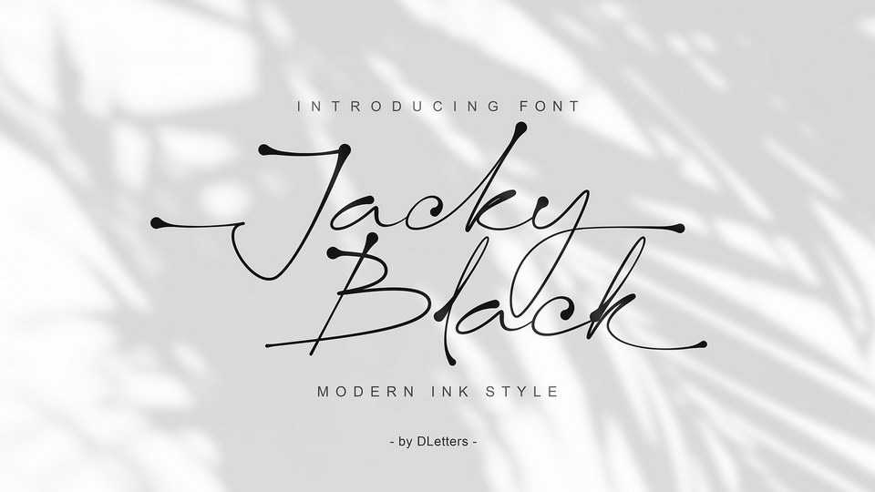 Jacky Black Script Font › Fontesk