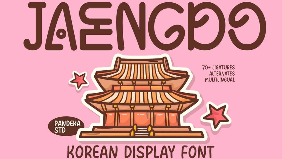 Jaengdo Font › Fontesk