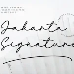 Jakarta Handwritten Font