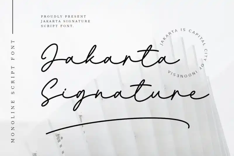 Jakarta Handwritten Font