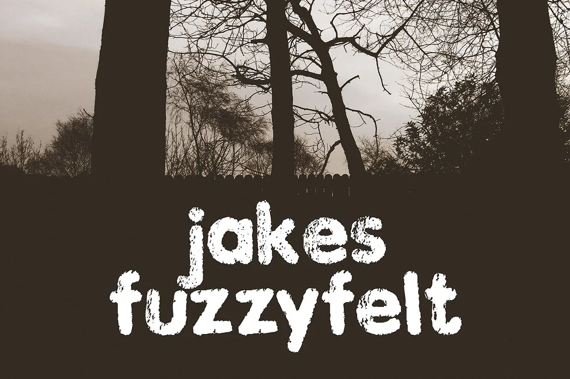 JakesFuzzyFelt Font