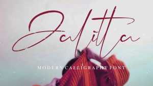 Jalitta Script Font › Fontesk