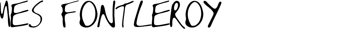 James Fontleroy Font - 1001 Free Fonts