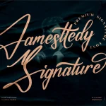 Jamesttedy Signature Font