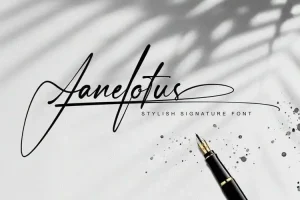 Janelotus Handwritten Font