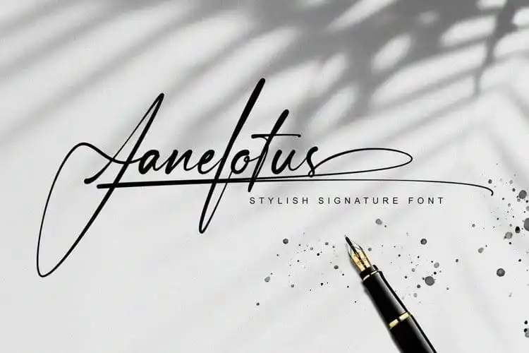 Janelotus Handwritten Font