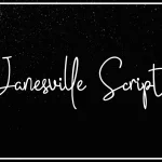 Janesville Script Font - Fonte Grátis Janesville Script Font