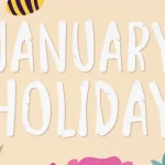 January Holiday Display Font