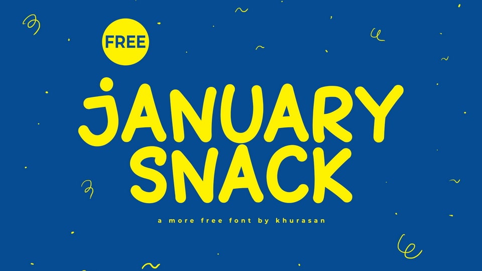 January Snack Font › Fontesk