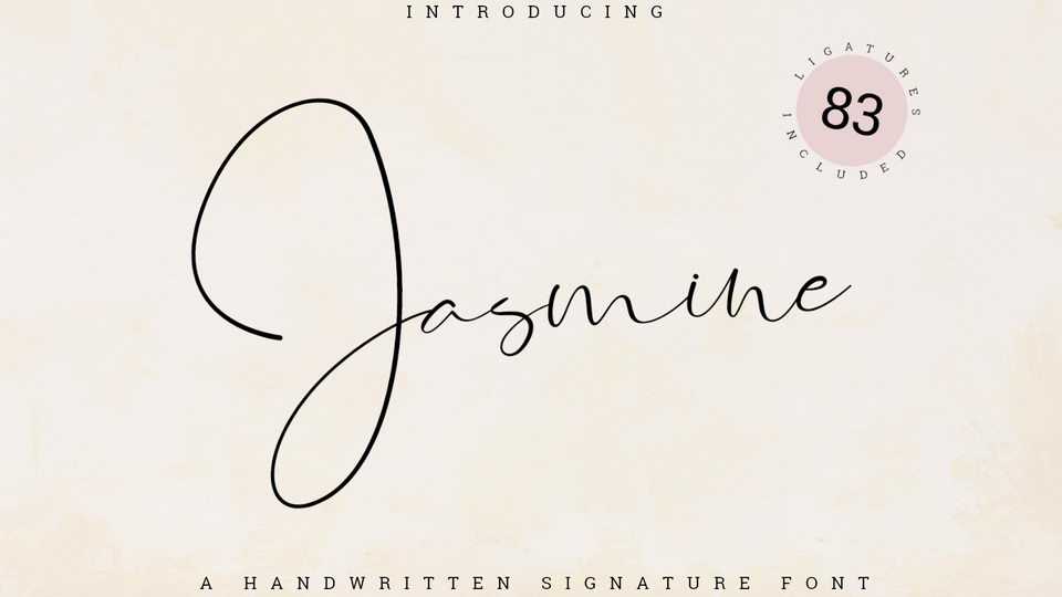 Jasmine Font › Fontesk