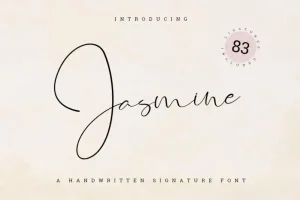 Jasmine Signature Font