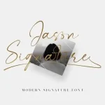 Jason Signature Font