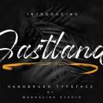 Jastland Brush Font › Fontesk