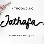 Jathafa Handwritten Font