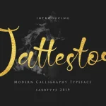 Jattestor Script Font - Fonte Grátis Jattestor Script Font