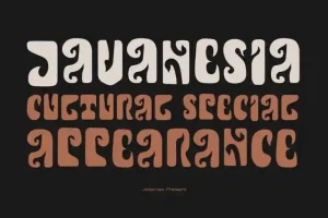 Javanesia Display Font