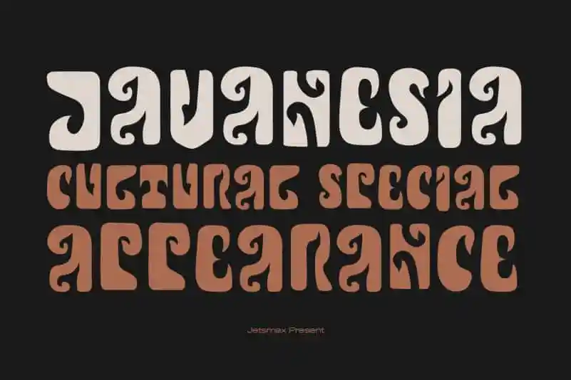 Javanesia Display Font