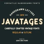 Javatages Bold Vintage Font