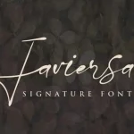 Javiersa Handwritten Font - Fonte Grátis Javiersa Handwritten Font
