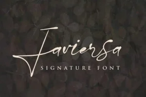 Javiersa Handwritten Font