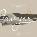 Javyer Script Font - Fonte Grátis Javyer Script Font