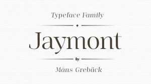 Jaymont Typeface › Fontesk