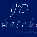 JD Sketched font