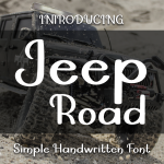 Jeep Road Font