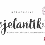 Jelantik Script Font