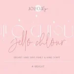 Jello Chlour Sans Serif Font