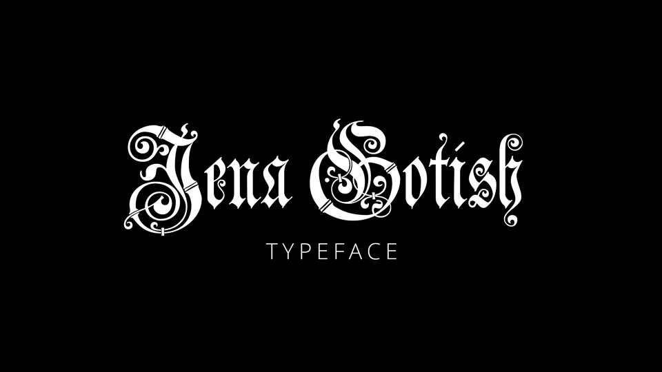Jena Gotish Font › Fontesk