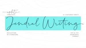 Jendral Writing Font › Fontesk