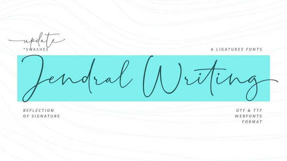 Jendral Writing Font › Fontesk