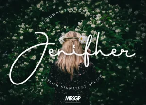 Jenifher Signature Script Font