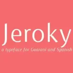 Jeroky Sans Serif Font