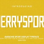 JerrySport Display Font