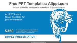 Jesus Silhouette PowerPoint Diagram