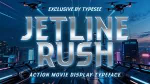 Jetline Rush Font › Fontesk