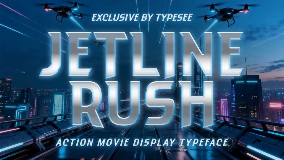 Jetline Rush Font › Fontesk
