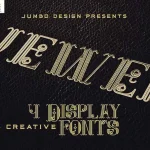 Jewel – Display Font - Fonte Grátis Jewel – Display Font