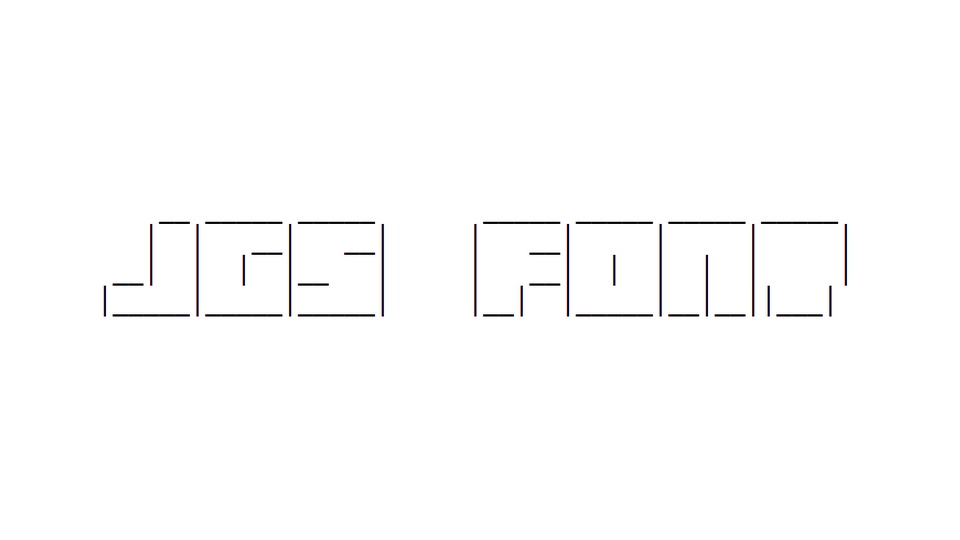 Jgs Font › Fontesk