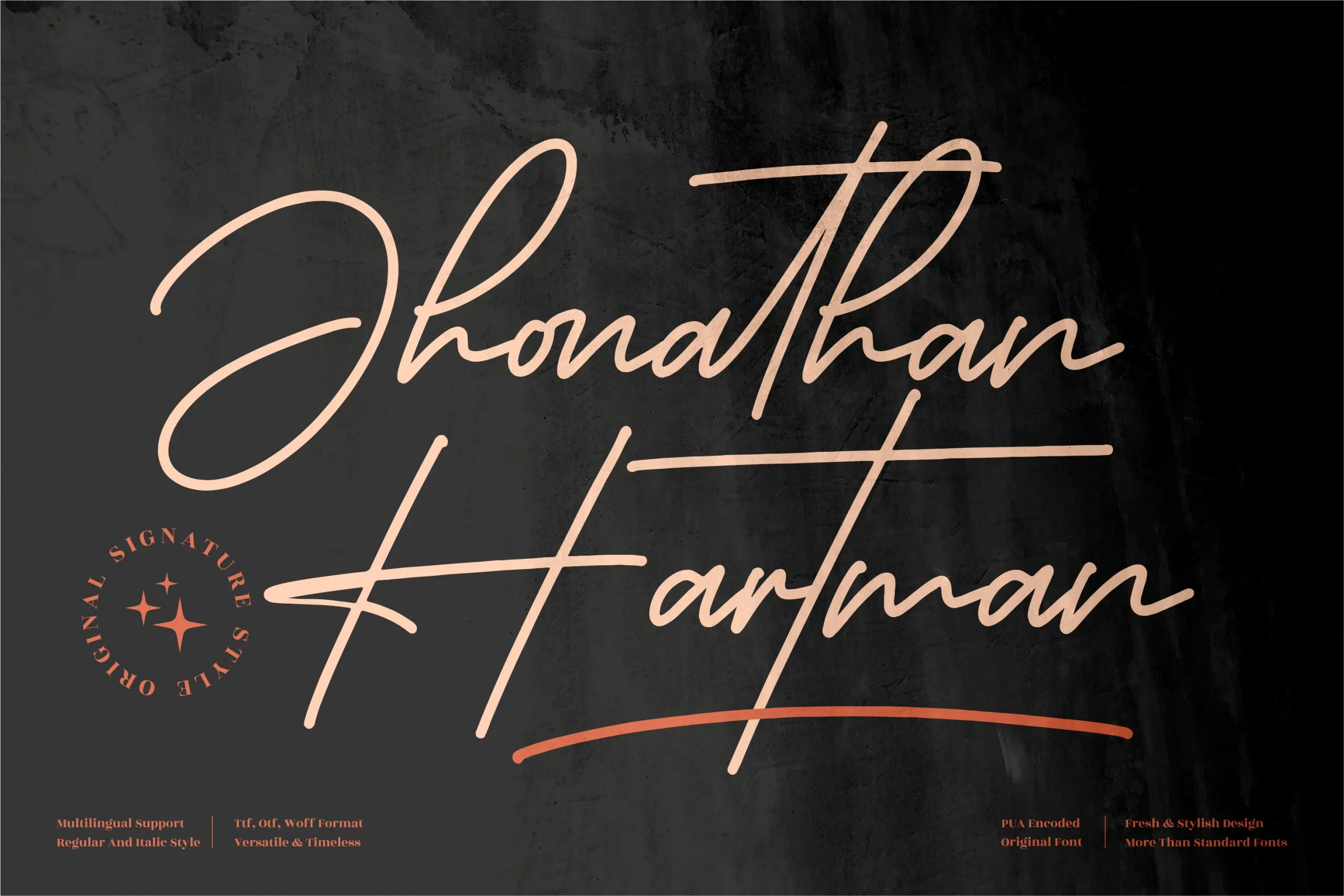Jhonathan Hartman Font