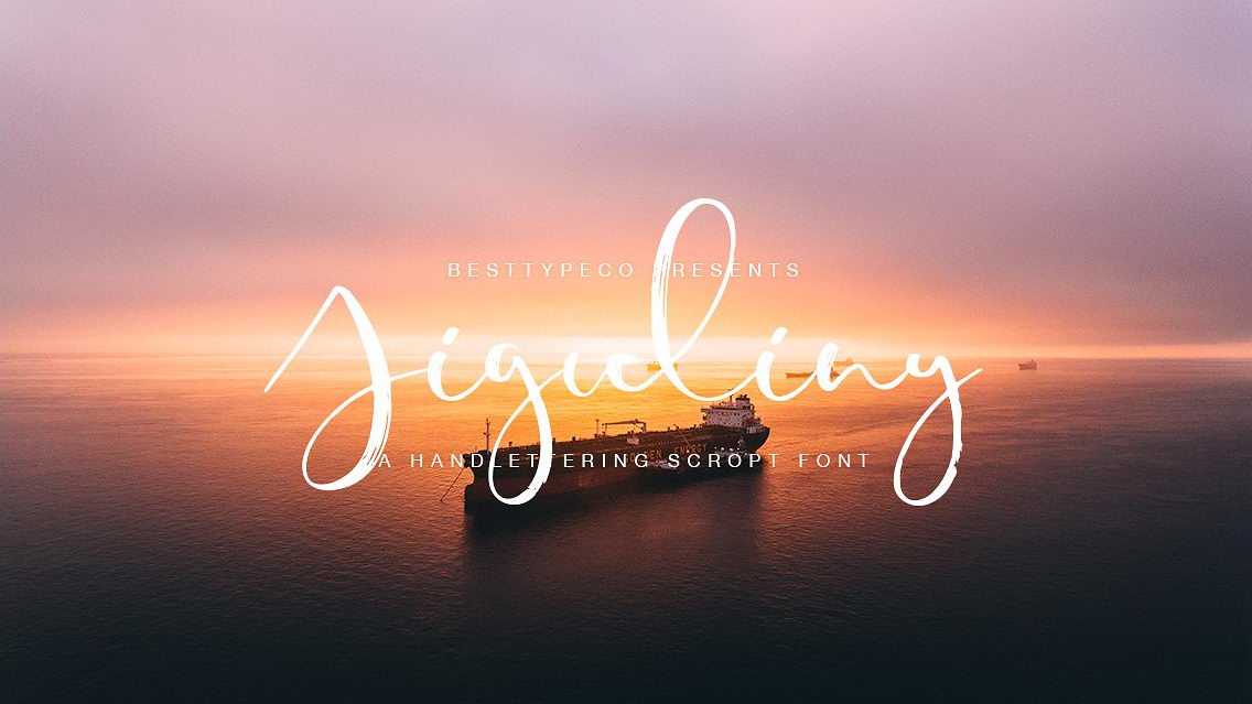 Jiguliny Script Font › Fontesk