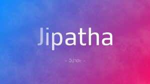 Jipatha Font › Fontesk