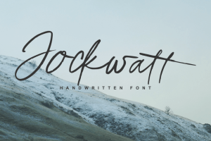 Jockwatt Script Font